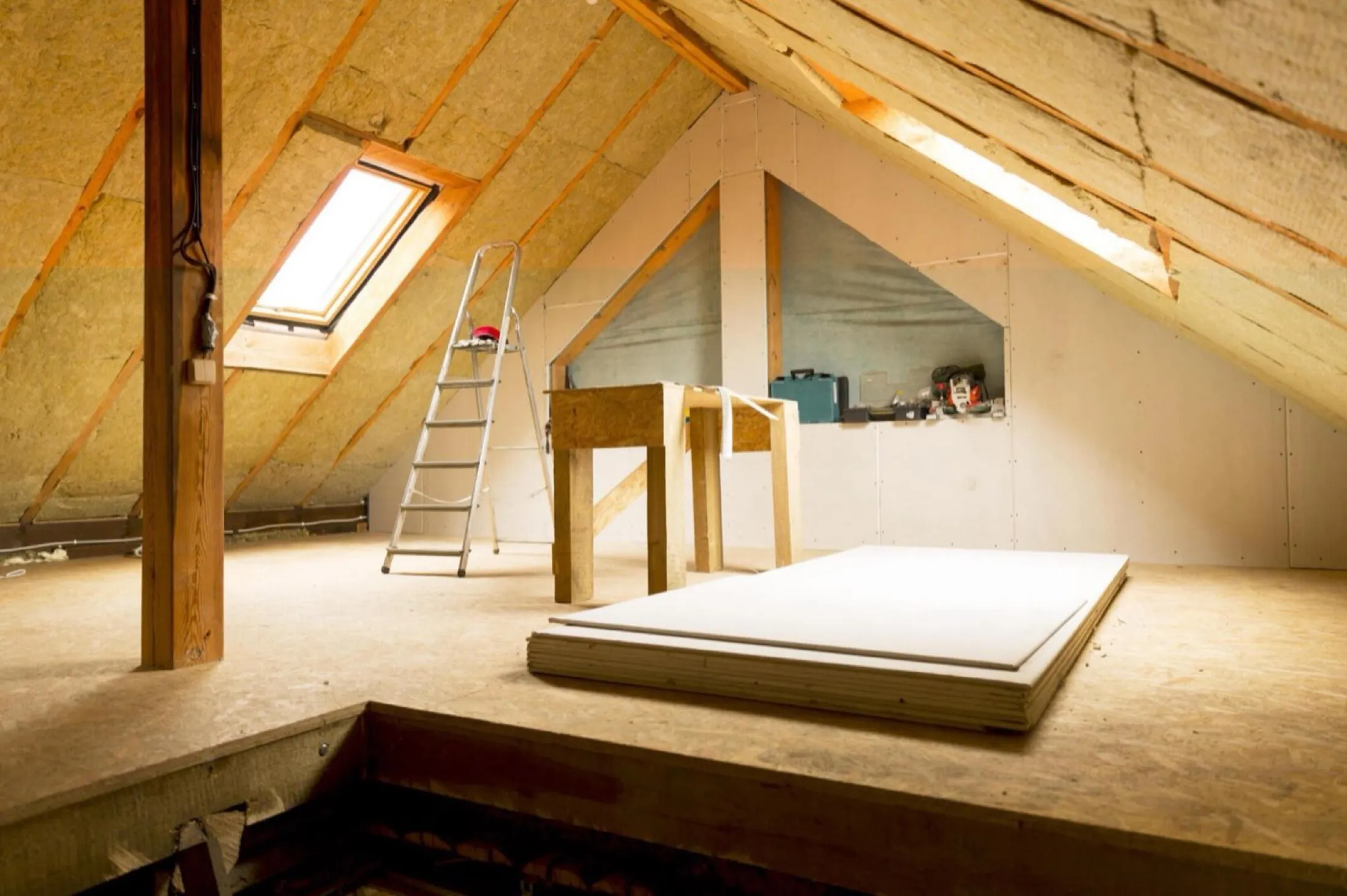 Spray Foam Insulation example