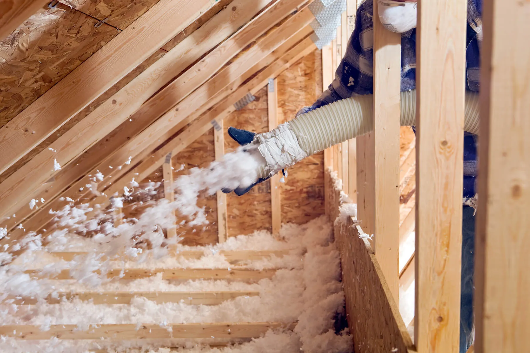 Blown-In Insulation detail view