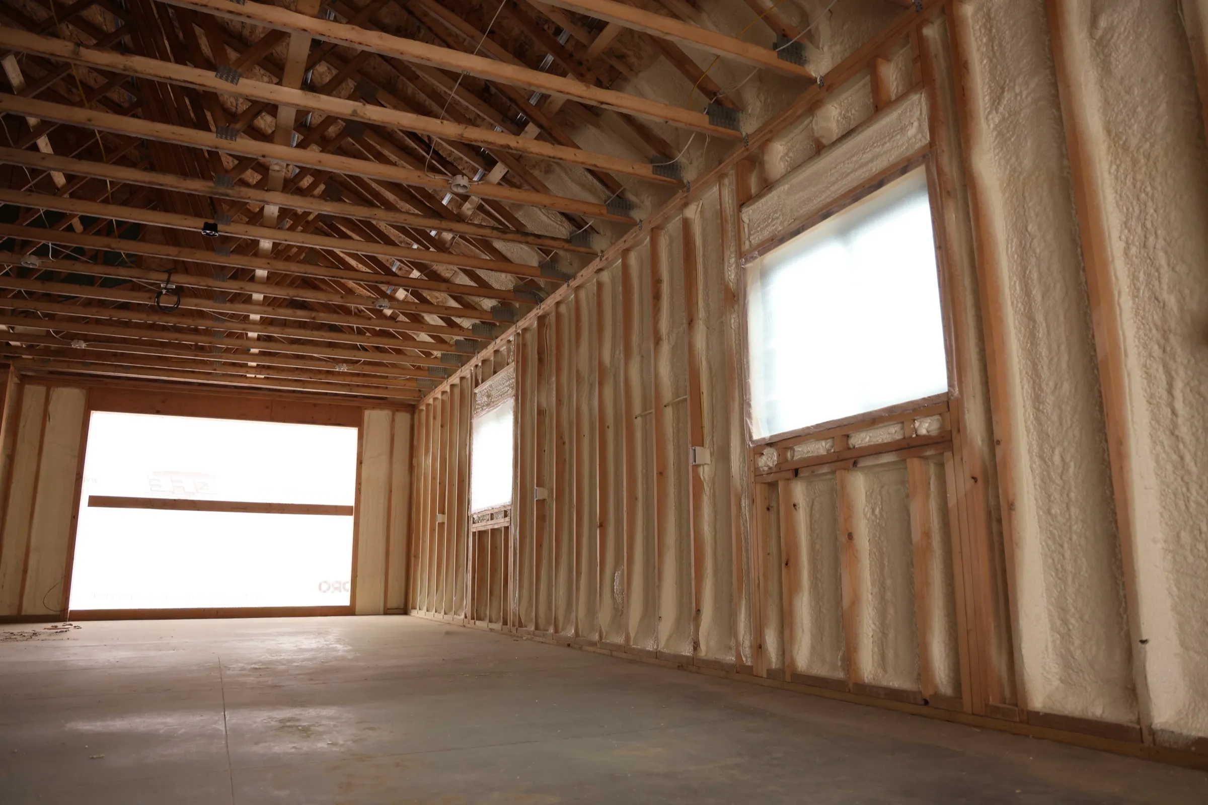 New Construction Insulation detail view
